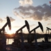 Aerial photo shows the sunset view of Daqing Oilfield in Daqing, northeast China's Heilongjiang Province, May 24, 2021. (Xinhua/Wang Jianwei/IANS)