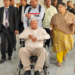New Delhi: Rashtriya Janata Dal (RJD) National President Lalu Prasad Yadav, accompanied by his daughter and party MP Misa Bharti, appears before the Rouse Avenue Court in connection with the land-for-job case registered by the CBI, in New Delhi on Monday, February 16, 2026. (Photo: IANS)