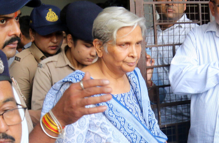 Bhopal: Former district judge Giribala Singh was produced before a special CBI court by the Central Bureau of Investigation (CBI) in connection with the alleged dowry death case of former model and marketing professional Twisha Sharma, in Bhopal, Madhya Pradesh, on Tuesday, June 2, 2026. The court later sent Giribala Singh and co-accused Samarth Singh, Twisha Sharma's husband, to 14-day judicial custody after the completion of their CBI remand. (IANS)
