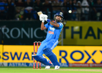 Dharamshala: India's Shreyas Iyer plays a shot during the first ODI match between India and Afghanistan at the Himachal Pradesh Cricket Association (HPCA) Stadium in Dharamshala, Himachal Pradesh, on Saturday, June 13, 2026. (Photo: IANS)