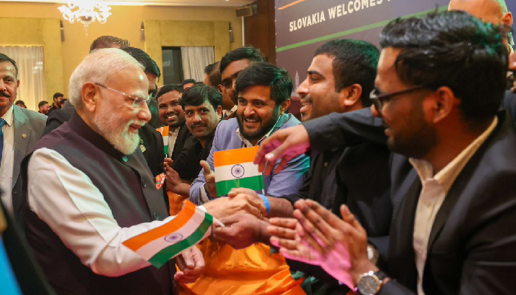 Welcome In Bratislava Was Truly Special, Grateful To Indian Community For Their Warmth, Affection: PM Modi