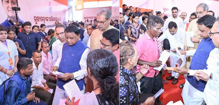 CM Majhi - Grievance Hearing