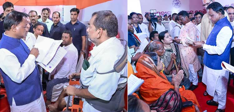 CM Majhi - Grievance Hearing