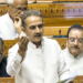 New Delhi: Union Minister of State for External Affairs Kirti Vardhan Singh speaks in the Lok Sabha during the second part of the Budget Session of Parliament in New Delhi on Monday, March 23, 2026. (Photo: IANS/Video Grab/Sansad TV)