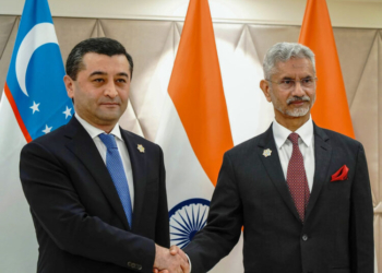 New Delhi: External Affairs Minister S. Jaishankar meets Republic of Uzbekistan Foreign Minister Bakhtiyor Saidov, in New Delhi on Thursday, June 5, 2025. (Photo: IANS/X/@DrSJaishankar)