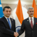 New Delhi: External Affairs Minister S. Jaishankar meets Republic of Uzbekistan Foreign Minister Bakhtiyor Saidov, in New Delhi on Thursday, June 5, 2025. (Photo: IANS/X/@DrSJaishankar)