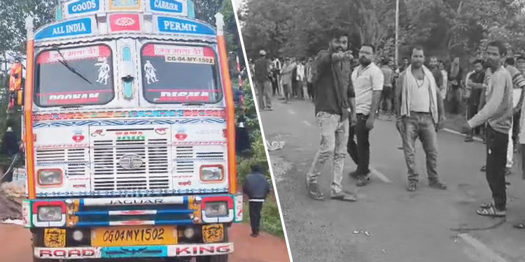 Truck Rams Bike