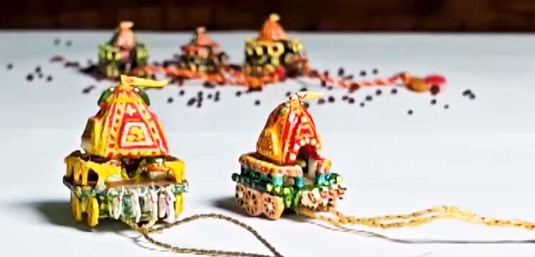 Rath Yatra 2026: Kandhamal Artist Crafts World's Smallest Chariots Using Mustard Seeds