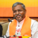 Ranchi: Leader of Opposition in the Jharkhand Legislative Assembly and BJP MLA Babulal Marandi addresses a press conference at the BJP headquarters in Ranchi, Jharkhand, on Sunday, May 24, 2026. (Photo: IANS)