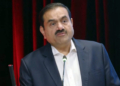 New Delhi: Adani Group Chairman Gautam Adani addresses an event celebrating Adani Ports and Special Economic Zone (APSEZ) crossing the 500 million tonnes cargo milestone on Friday, April 3, 2026. (Photo: IANS)