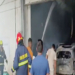Fire Guts Car Service Centre In Brahmapur