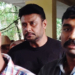 Bengaluru: Kannada actor Darshan Thoogudeepa being produced in court following his alleged role in a murder over obscene texts in Bengaluru on Saturday, June 15, 2024. (Photo: IANS)