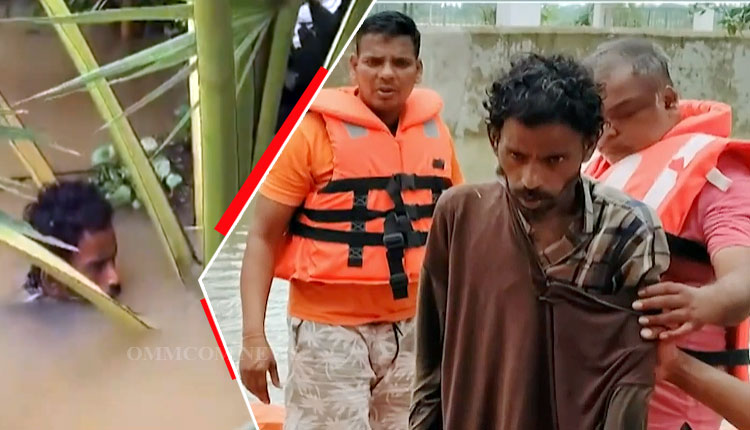 Man Rescued After Surviving 5 Days On Palm Tree In Flood-Hit Bhadrak