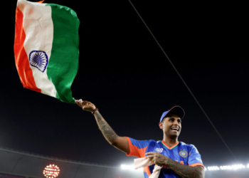 Ahmedabad: India's captain Suryakumar Yadav celebrates after India won the ICC Men's T20 World Cup 2026 at the Narendra Modi Stadium in Ahmedabad on Sunday, March 08, 2026. (Photo: IANS/X/@BCCI)
