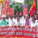 INDIA Bloc Stages Protest In Bhubaneswar