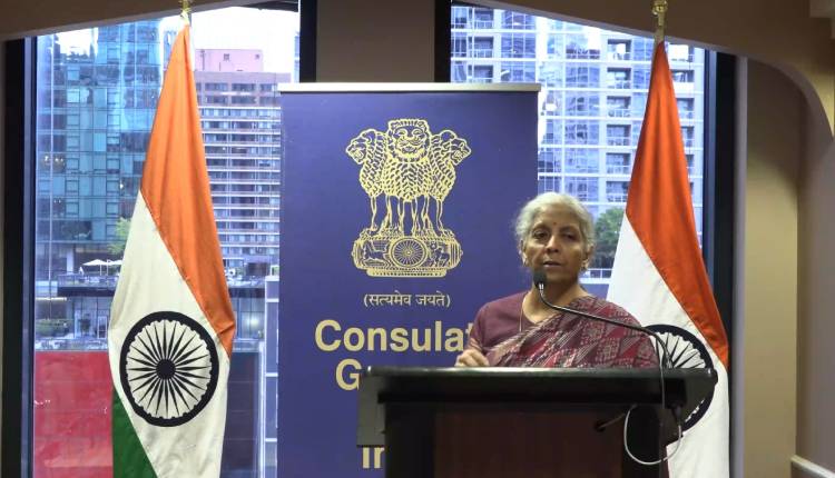 Finance Minister Nirmala Sitharaman