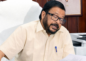 Revenue and Disaster Management Minister Suresh Pujari