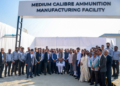 Nagpur: Defence Minister Rajnath Singh in a group photograph during the inauguration of the Medium Caliber Ammunition Manufacturing Facility at Solar Defence and Aerospace Limited, in Nagpur, Maharashtra on Monday, January 19, 2026. (Photo: IANS/X/@SpokespersonMoD)