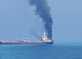 Oman Coast: Smoke billows from the merchant vessel MT Jalveer after it caught fire following an incident near the Omani port of Shinas on Thursday, June 11, 2026. Around 20 Indian crew members were reported to be on board and evacuation operations were underway. (Photo: Screen grab/FSUI)
