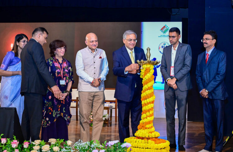Margao: Chief Election Commissioner Gyanesh Kumar participates in the ceremonial lighting of the lamp at Ravindra Bhavan marking the commencement of an interaction with Booth Level Officers (BLOs), in Margao, Goa, on Wednesday, September 2, 2026. (Photo: IANS/X/@ECISVEEP)
