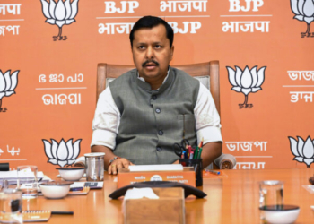 New Delhi: BJP National President Nitin Nabin holds a meeting with the partys national general secretaries at the BJP headquarters in New Delhi on Wednesday, September 23, 2026. (Photo: IANS/X/@BJP4India)