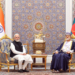 Muscat: Prime Minister Narendra Modi holds a bilateral meeting with the Prime Minister of Oman, Sultan Haitham bin Tariq Al Said, in Muscat, Oman, on Thursday, December 18, 2025. (Photo: IANS/PMO)
