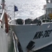 (140516) -- BEIJING, May 16, 2014 (Xinhua) -- Vietnam marine surveillance ship KN-762 rams with China Coast Guard ship Haijing 46001, causing damage, as KN-762 intruded into a Chinese company's work zone in South China Sea, May 2, 2014. Vietnam has made intensive attempts since May 2 to disrupt the Chinese company's normal drilling activities 17 nautical miles (some 31 kilometers) from Zhongjian Island of China's Xisha Islands. (Xinhua)(zc)