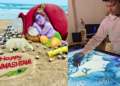 Sand Art On Janmashtami