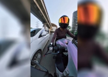 Woman Biker
