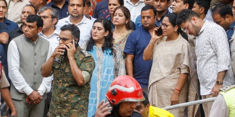 Satya Niketan Building Collapse