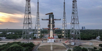 Sriharikota: The GSLV-F17 launch vehicle is seen positioned on the Second Launch Pad at the Satish Dhawan Space Centre (SDSC-SHAR) in Sriharikota, Andhra Pradesh, ahead of its scheduled launch on September 4, 2026. The mission will carry the Earth Observation Satellite EOS-05 and place it into a Sub-Geosynchronous Transfer Orbit. (Photo: ISRO/X/@isro)