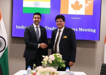 Piyush Goyal and Maninder Sidhu