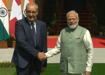 Prime Minister Narendra Modi met Swiss President Guy Parmelin