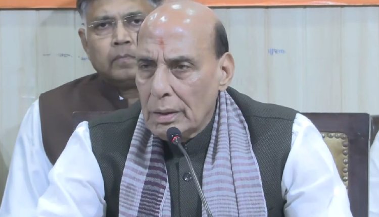 Defence Minister Rajnath Singh
