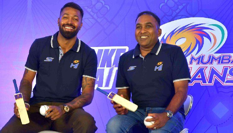 Hardik Pandya and Mahela Jayawardene
