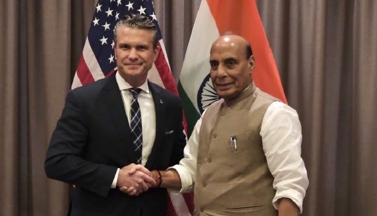 Rajnath Singh & Pete Hegseth