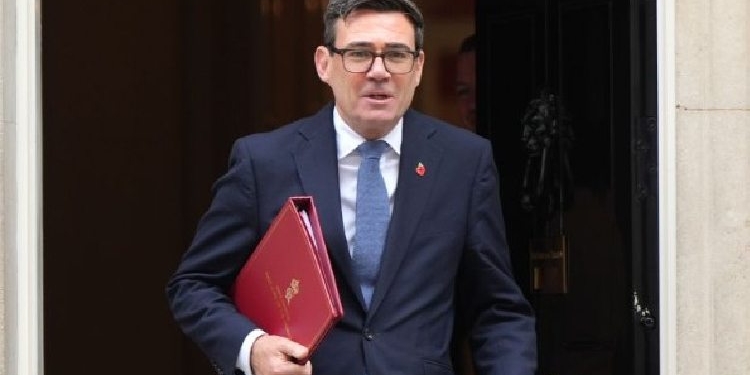 British Prime Minister Andy Burnham