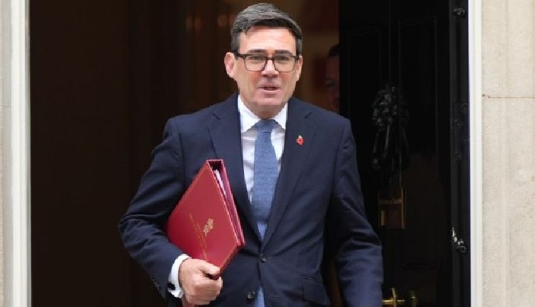 British Prime Minister Andy Burnham